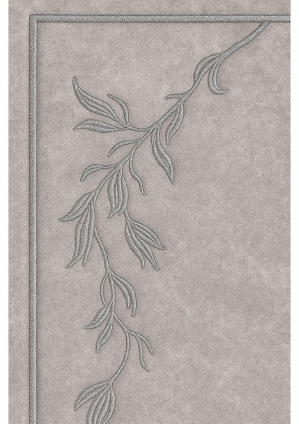 Sahra Gri Kadife Nakışlı Seccade Süngerli Yumuşak Çeyizlik Hediyelik Bohça Lüks Namazlık modelleri