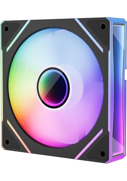 Fc7 120MM Argb Pwm Tekli Ayna Tasarımlı Siyah Kasa Fanı