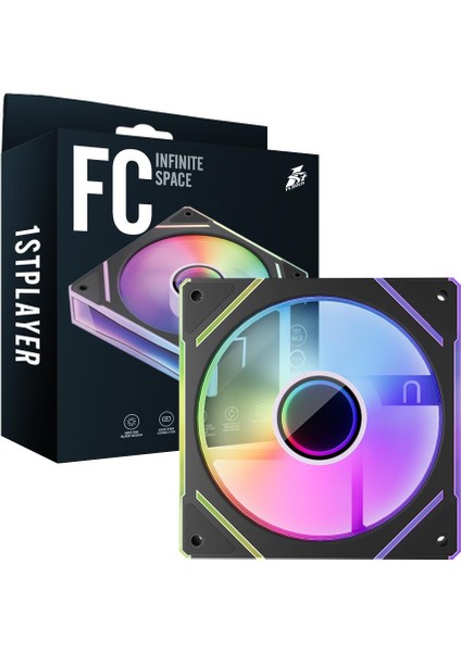 Fc7 120MM Argb Pwm Tekli Ayna Tasarımlı Siyah Kasa Fanı indirimleri