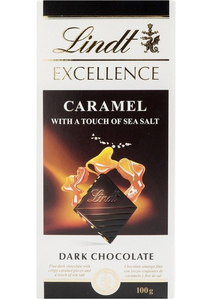 Excellence Karamelli ve Deniz Tuzlu Bitter Çikolata 100G