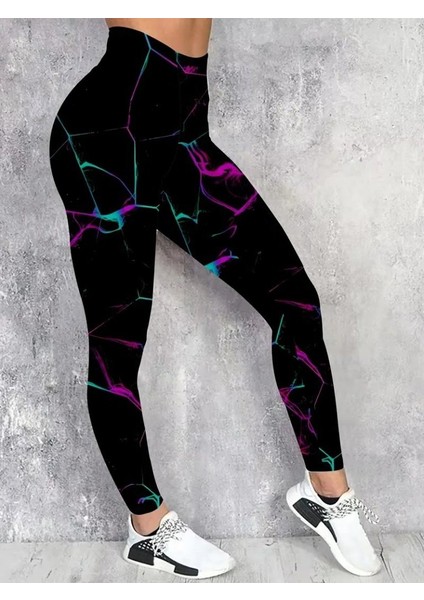 Kadın Yüksek Bel Renk Detaylı Dalgıç Tayt modelleri