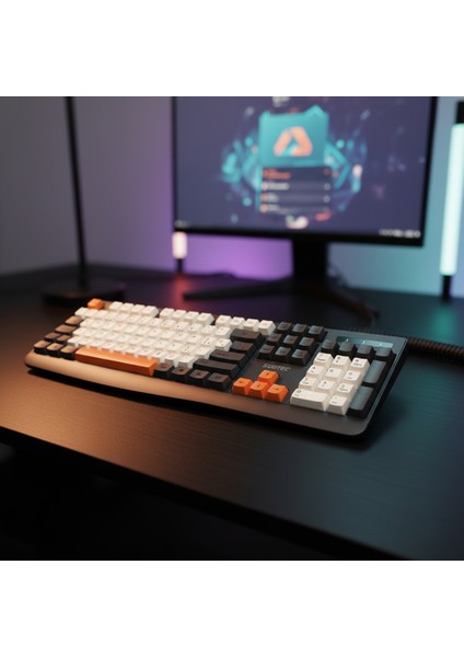 K-110U Renkli Kablolu Oyuncu KLAVYESI - STK001 modelleri