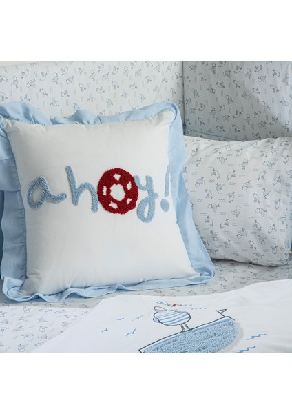 Sea Sıde Nevresim Takımı Ekru/mavi modelleri