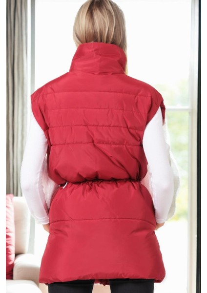 Z9747 Dewberry Bayan Yelek-Bordo fiyatları