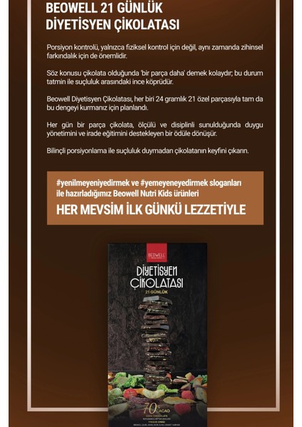 Nutrı Chocolate – 2’li Set Diyetisyen Çikolatası modelleri