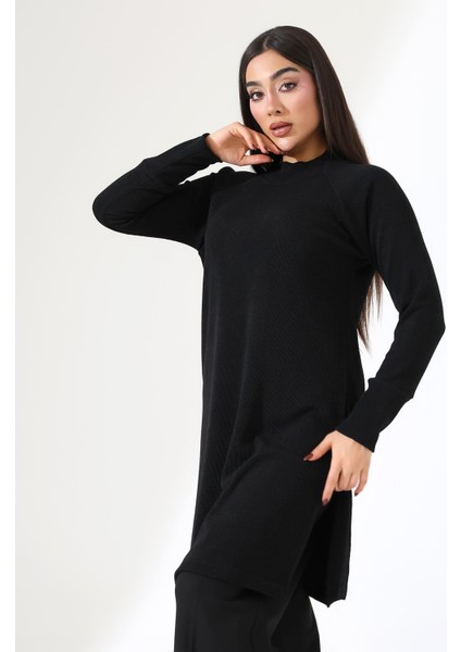 Bisiklet Yaka Triko Tunik modelleri