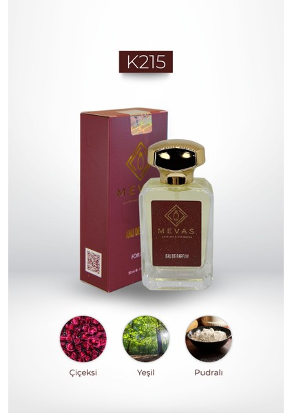 K215 Kadın Parfüm 50 ml Edp