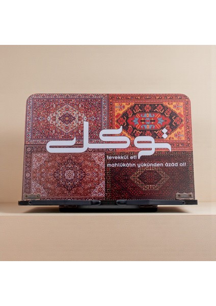 Kitap Okuma Standı Masaüstü Ahşap Rahle