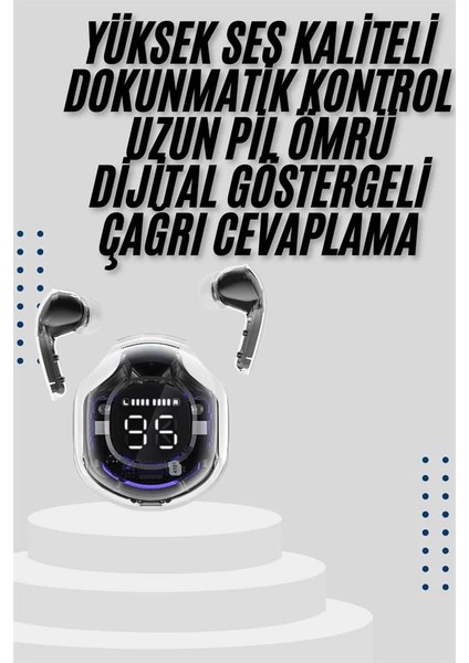 Bfs 2025 Model Kablosuz Bluetooth Kulaklık Anc Enc Destekli Hifi Stereo