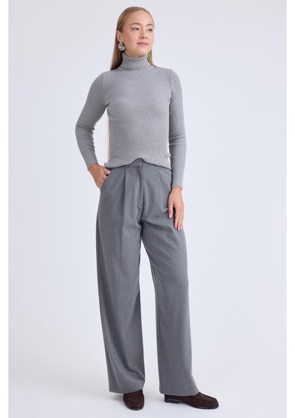 Yüksek Bel Geniş Paça Palazzo Pantolon