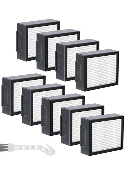 Irobot Roomba Serisi Için 9 Adet Hepa Filtresi Değiştirin: E5 I3 (J7+ Için Değildir) (Yurt Dışından)