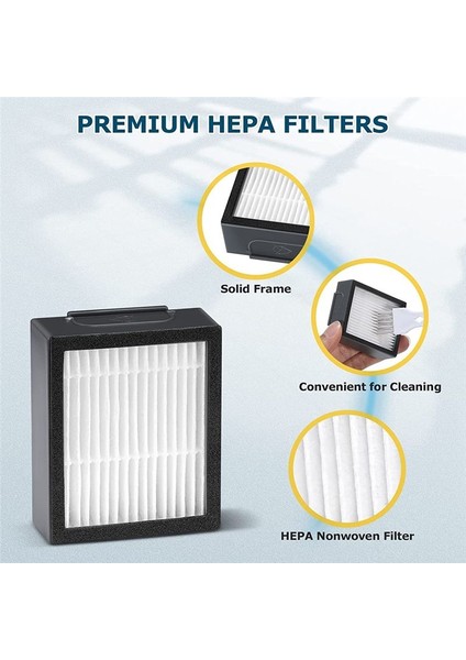 Irobot Roomba Serisi Için 9 Adet Hepa Filtresi Değiştirin: E5 I3 (J7+ Için Değildir) (Yurt Dışından) fiyatları