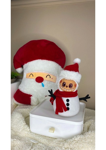 Labubu Yılbaşı Özel Seri Kardan Peluş Ouncak Labubu