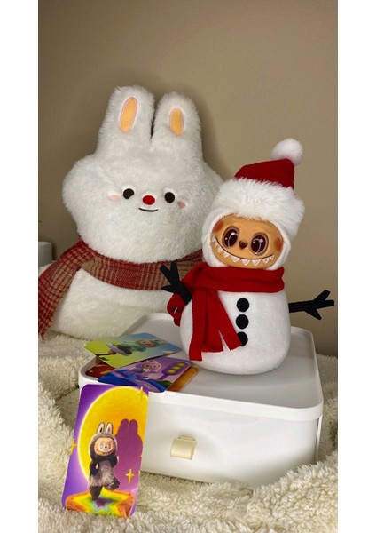 Labubu Yılbaşı Özel Seri Kardan Peluş Ouncak Labubu fiyatları