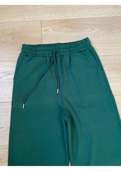 Modal Karışımlı Bol Kesim Geniş Paça Eşofman Altı fiyatları