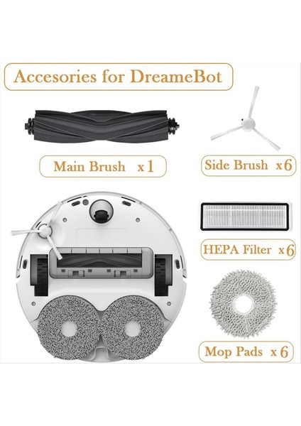 Dreame L10S Ultra/ L10 Ultra/ L10S Pro Için, Yedek Parçalar (Yurt Dışından) fiyatları