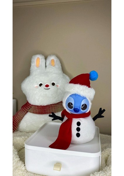 Stitch Yılbaşı Özel Seri Kardan Oyuncak Peluş Stitch fiyatları