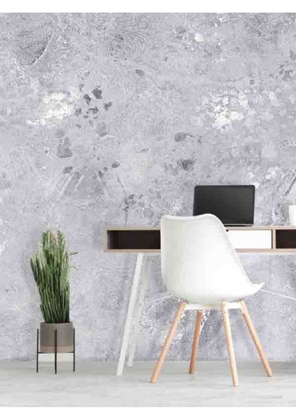 Mermer Desenli Silinebilir Sağlık Dostu Tekstil Duvar Kağıdı