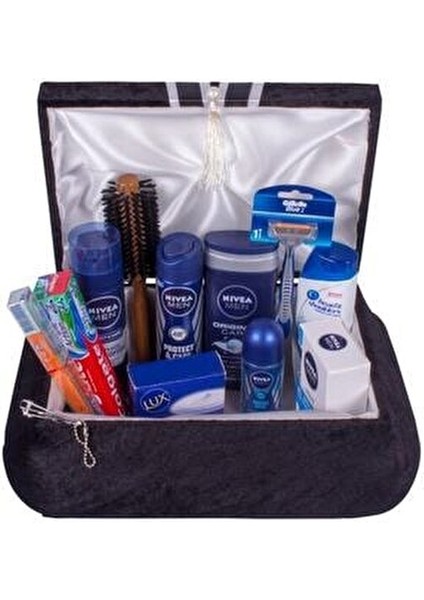 Damat Sandık Çeyiz Seti 13 Parça Traş Seti Şık Tasarım ve Kullanışlılık fırsatları