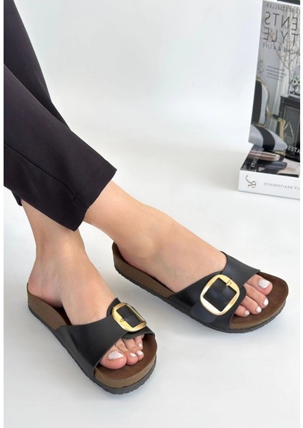 Mtxdpn Zooy Siyah Cilt Terlik (Numara: 37)