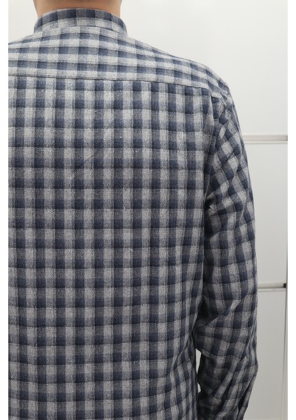 Fistan Store Erkek Ekose Klasik Kesim Rahat Kalıp Tek Cepli Kışlık Kaşmir Gömlek fırsatları