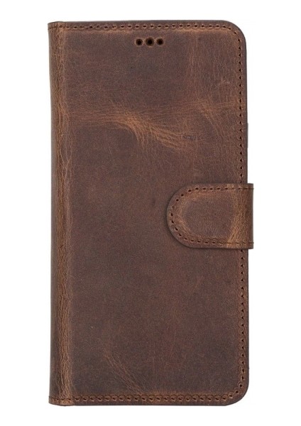 Samsung Galaxy S22 Uyumlu Deri Cüzdanlı Kılıf Mwwn G2 Kahve fırsatları