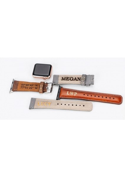 Apple Watch Uyumlu Deri Kordon 38-40-41MM Ferro ZE01N fırsatları
