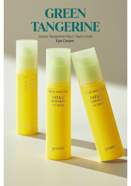 Tangerine Vita C Dark Circle Eye Cream - Yeşil Mandalina Özlü Aydınlatıcı Göz Kremi