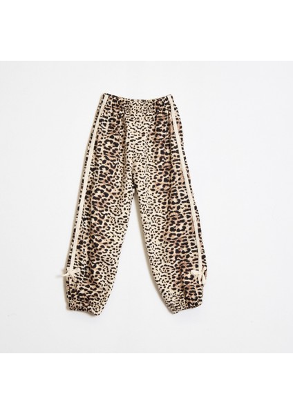 Kız Çocuk Lepar Desenli Takım modelleri