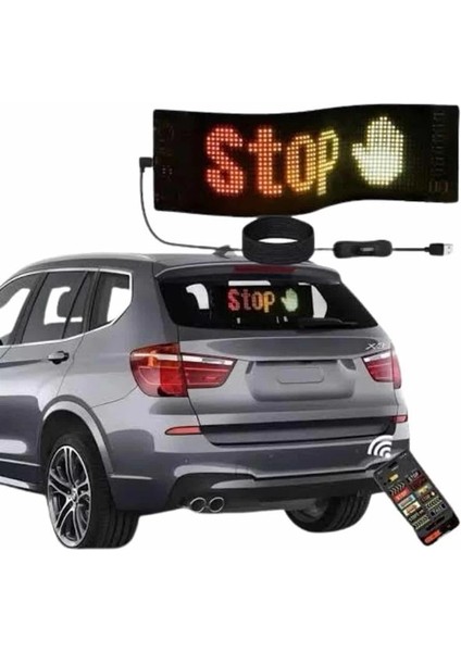 Bfs Digital Araba Yazısı Ekran Matrix En Büyük Boy Matrix LED Panel 19*96 Pıxel modelleri