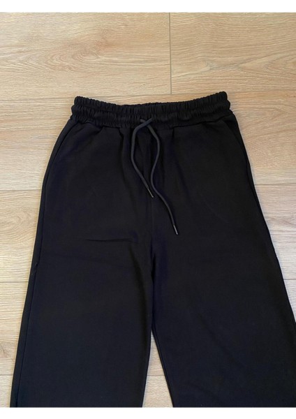 Modal Karışımlı Bol Kesim Geniş Paça Eşofman Altı fiyatları