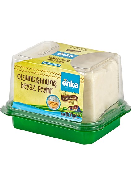 Enka Tam Yağlı Olgunlaştırılmış Beyaz Peynir 600 gr