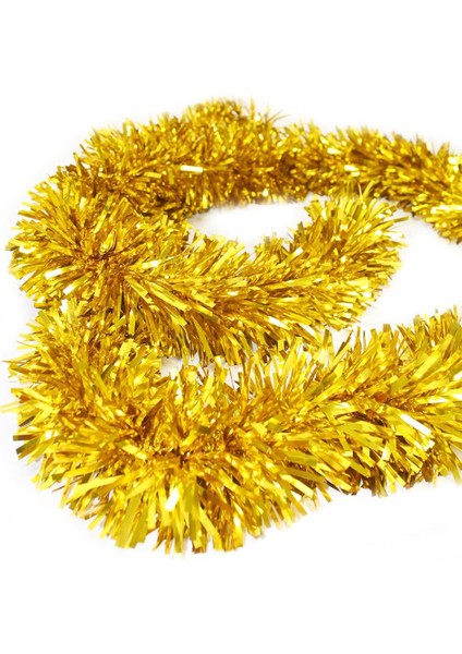 Metalize Sim Süs Yılbaşı ve Parti Dekoru – Altın 10 cm 2 mt fiyatları