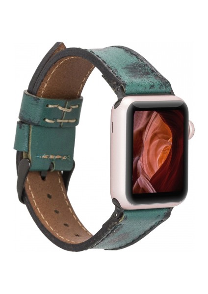 Apple Watch Uyumlu Deri Kordon 38-40-41MM V6