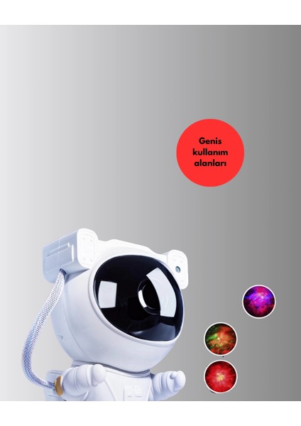 Bfs Astronot Yıldız Projeksiyon Lambası 8 Efektli Uzaktan Kumandalı Gece Işığı modelleri