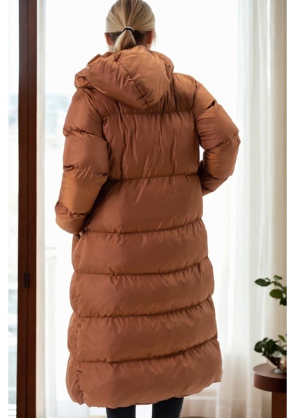 Z9756 Dewberry Bayan Şişme Kaban-Camel fiyatları