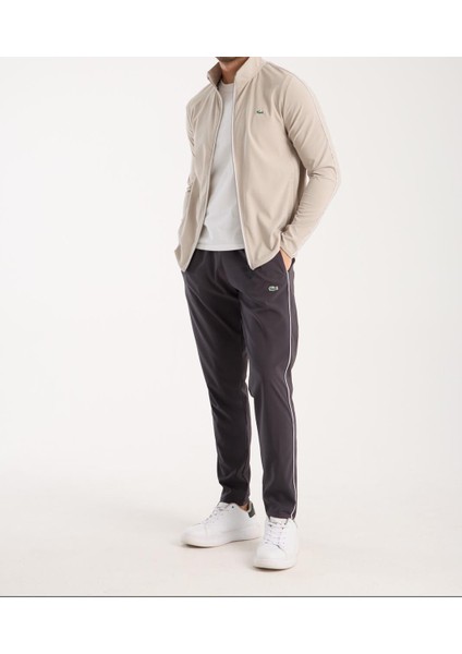 Basıc Bej Dar Kesim Eşofman modelleri