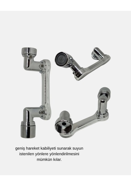 Bfs 1080 Derece Musluk Aparatı – Tüm Lavabolara Uygun Esnek Başlık ve Su Akış Kontrolü fiyatları