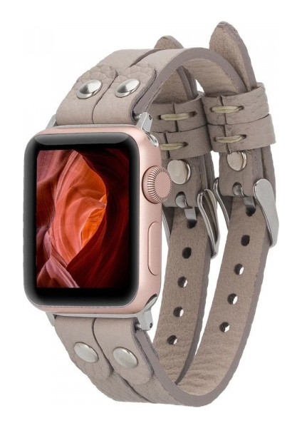 Apple Watch Uyumlu Deri Kordon Ely Double Tour St Erc3 indirimleri
