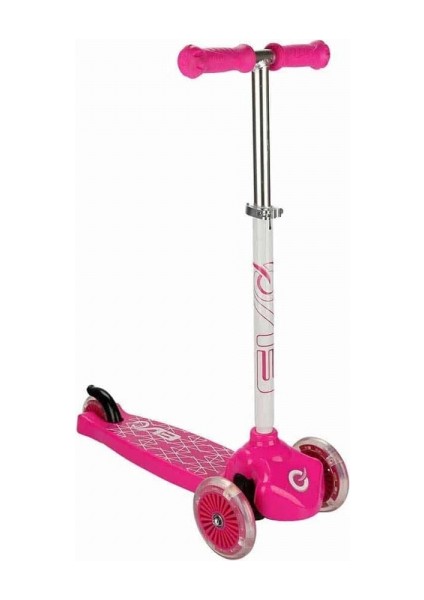 Evo Işıklı 3 Tekerlekli Pembe Scooter fiyatları