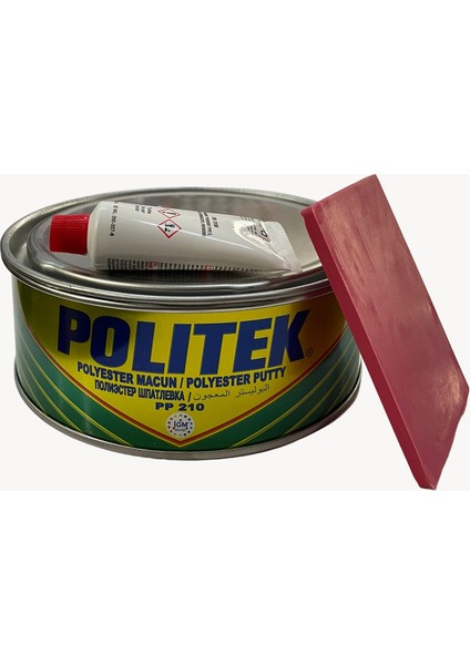 Polyester Macun 1 Kg-Macun Çekme Lastiği Set