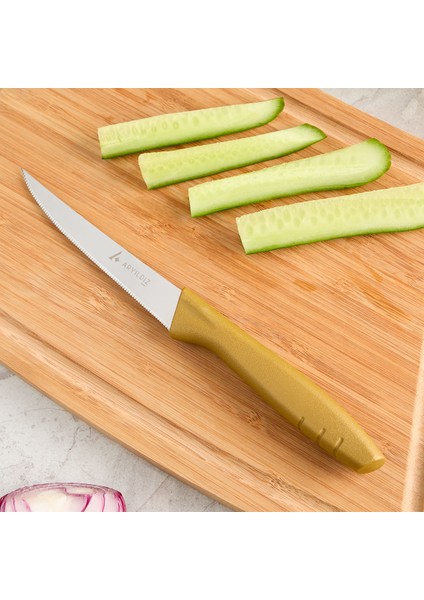 Primo Lazer Sebze Bıçağı Gold 11 cm