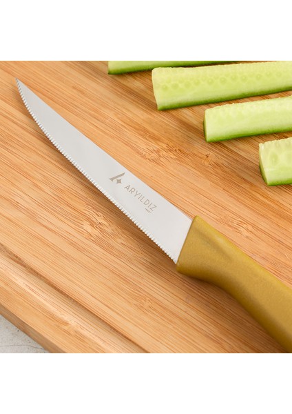 Primo Lazer Sebze Bıçağı Gold 11 cm fiyatları