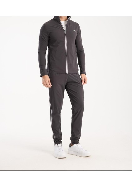 Basıc Füme Dar Kesim Eşofmn Takımı