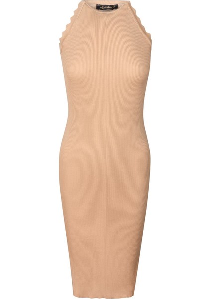 Z2012 Dewberry Bayan Elbise-Açık Vizon