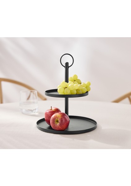 Katlı Servis Tabağı, Metal