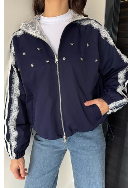 Çift Taraflı Giyilebilir Dantel Detaylı Tarz Mont P-00019081 fiyatları