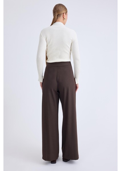 Pileli Geniş Paça Pantolon indirimleri