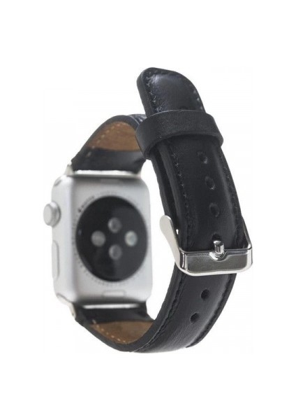 Apple Watch Uyumlu Deri Kordon 42-44-45MM Rst1 Siyah fiyatları