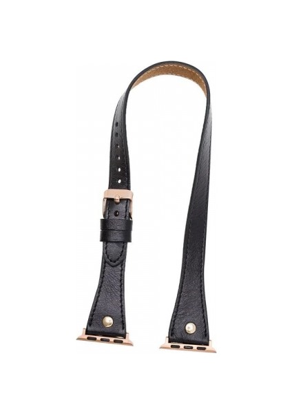 Apple Watch Uyumlu Deri Kordon 42-44-45MM Slim Dtgt Rst1 modelleri